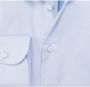 PROFUOMO Heren Overhemden Fine Twill Slim Fit Non Iron Extra Long Sleeve Lichtblauw - Thumbnail 14