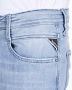 Replay Donkerblauwe Slim Fit Stretch Jeans Blue Heren - Thumbnail 5