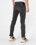Replay Slim-Fit Jeans met Donkere Wassing en Op Maat Gemaakt Geborduurd Label Gray Heren - Thumbnail 7