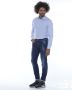 REPLAY slim fit jeans ANBASS-Slim Fit Hyperflex donkerblauw - Thumbnail 11