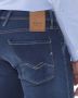 REPLAY slim fit jeans ANBASS-Slim Fit Hyperflex donkerblauw - Thumbnail 14
