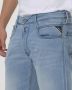 Replay Tijdloze Anbass Jeans Rechte Pijp Blue Heren - Thumbnail 4