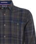 Scotch & Soda Donkergroene Casual Overhemd Regular-fit Checked Flannel Shirt - Thumbnail 5
