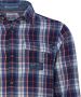 SCOTCH & SODA Heren Overhemden Regular Fit Mid-weight Brushed Flannel Check Shirt Blauw - Thumbnail 8