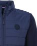 Scotch & Soda Blauwe Gewatteerde Jas Padded Jacket With Knitted Sleeve And Back Panel - Thumbnail 6