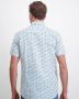 State of Art regular fit overhemd met all over print wit kobalt - Thumbnail 6