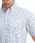 State of Art Casual Blauw Kort Mouw Overhemd Blue Heren - Thumbnail 3