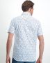 State of Art Casual Blauw Kort Mouw Overhemd Blue Heren - Thumbnail 4