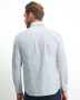 State of Art Casual Blauw Bedrukt Overhemd Blue Heren - Thumbnail 2