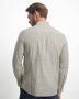State of Art slim fit overhemd met all over print wit zwavelgeel - Thumbnail 5