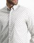 State of Art casual overhemd wijde fit wit geprint katoen - Thumbnail 3