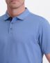 State of Art Blauwe polo met korte mouwen Blue Heren - Thumbnail 3