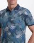 State of Art regular fit polo met all over print donkerblauw azuurblauw - Thumbnail 4