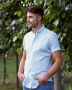 The blueprint premium Heren Trendy Heren Overhemd Korte Mouw - Thumbnail 3