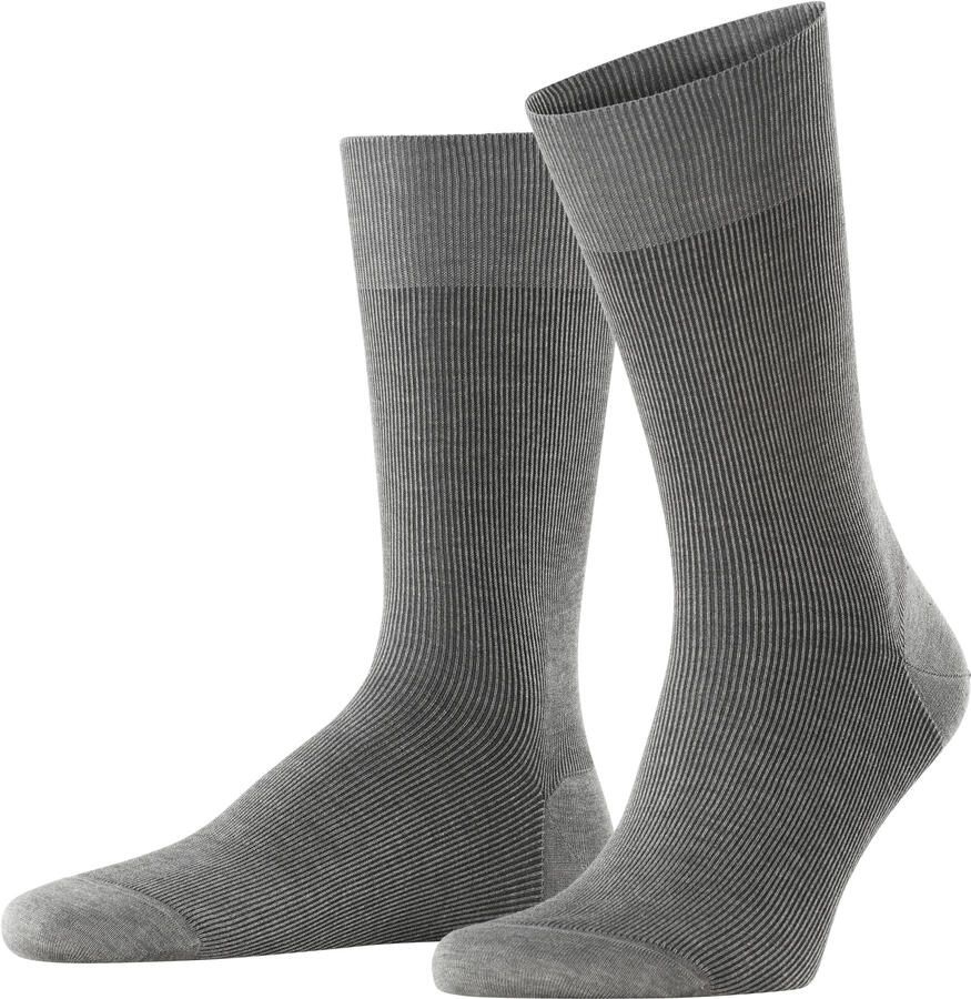 Falke Socks Sok Fine Shadow Antraciet - Foto 3