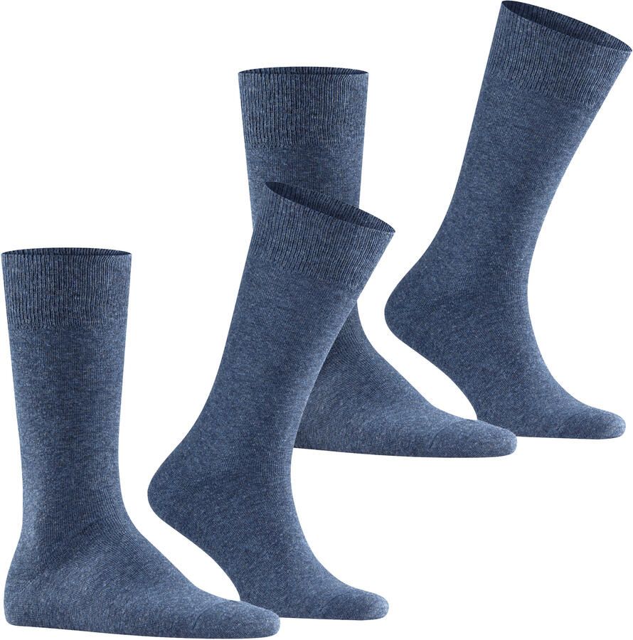 Falke Socks Swing Sokken 2-Pack Donkerblauw