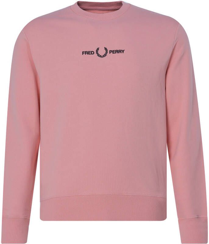 Fred Perry Embroidered Heren Sweater