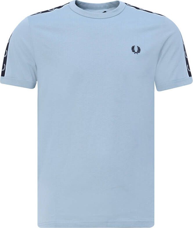 Fred Perry Contrast Tape Ringer T-Shirt Blauw Heren