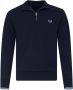 Fred Perry Donkerblauwe T-shirt Pocket Detail Pique Shirt - Thumbnail 4