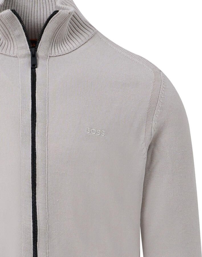 Boss Orange Vest Avac met logoborduursel op borsthoogte