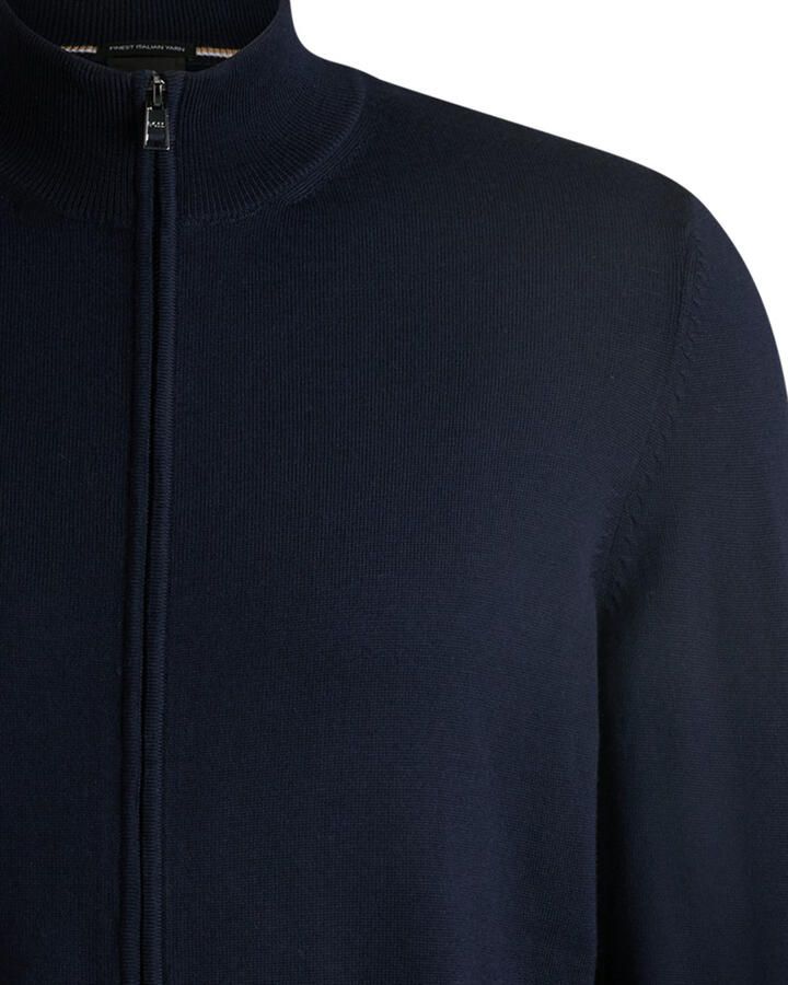 Hugo Boss Stijlvolle Zip-Through Sweatshirt Blue Heren