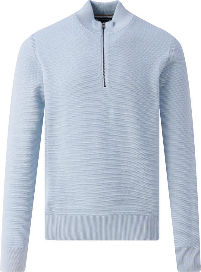 BOSS BLACK Heren Truien & Vesten Ebrando Lichtblauw - Foto 8