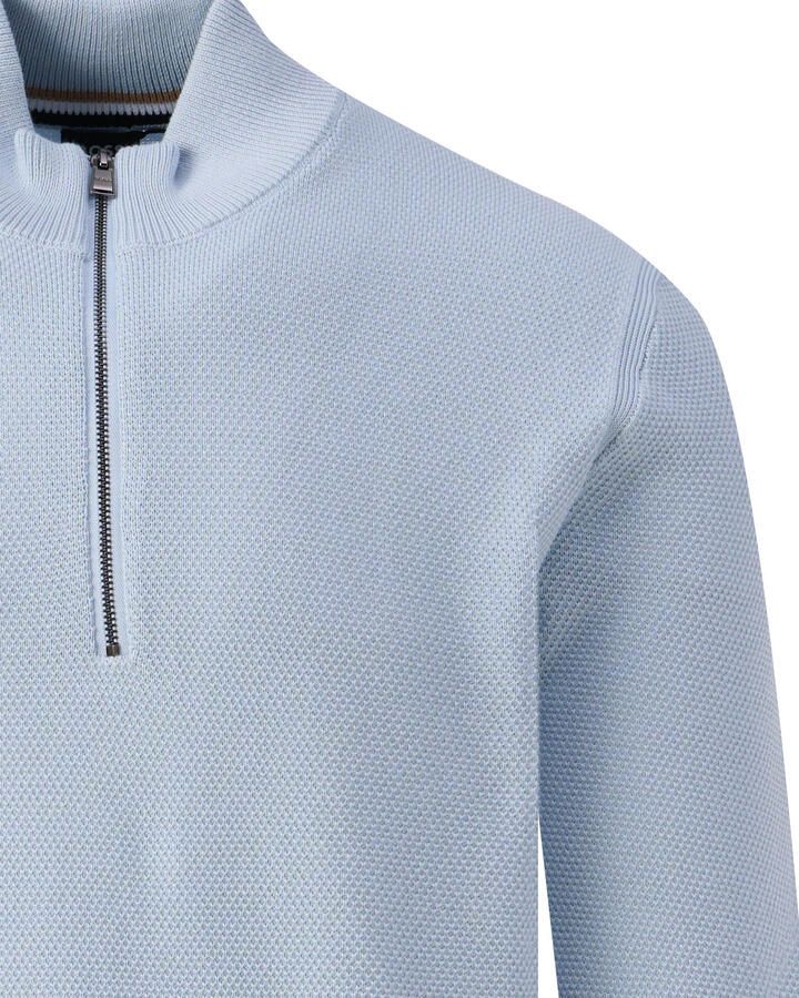 BOSS BLACK Heren Truien & Vesten Ebrando Lichtblauw - Foto 5