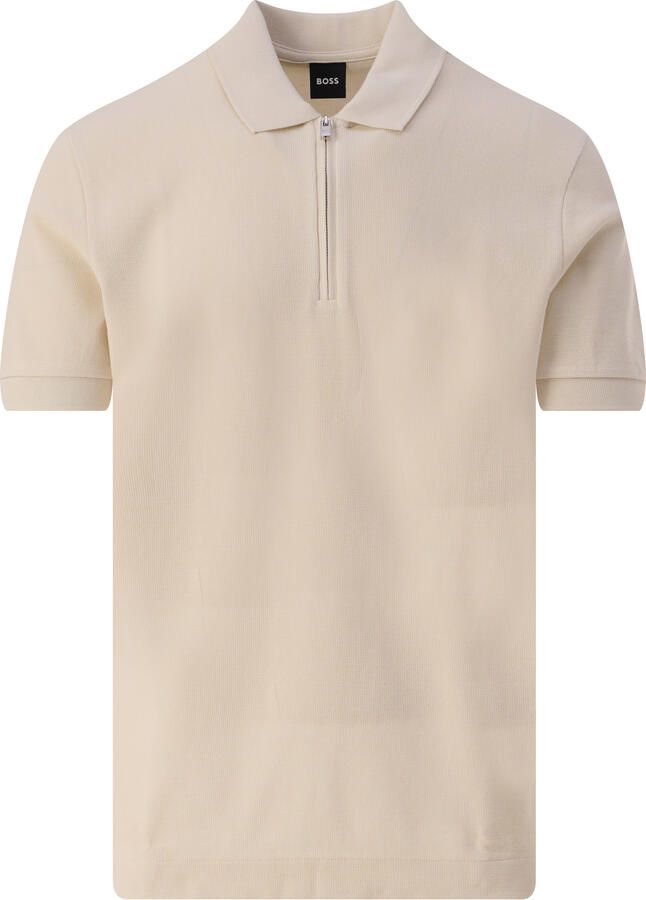 Boss Regular fit poloshirt met ritssluiting model 'Paras' - Foto 2