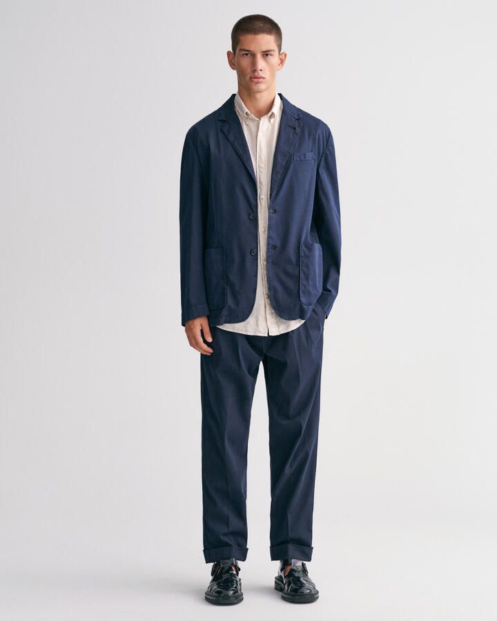 Gant Regular fit vrijetijdsoverhemd van linnen met button-downkraag - Foto 2