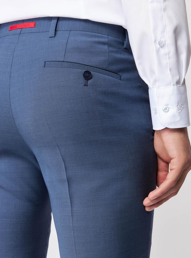 Roy Robson Regular fit pantalon met persplooien - Foto 2