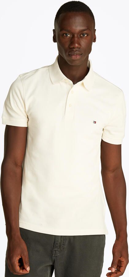 Tommy Hilfiger Poloshirt 1985 SLIM POLO met piquéstructuur en borduursel gemêleerd casual slim fit katoenmix polokraag - Foto 15