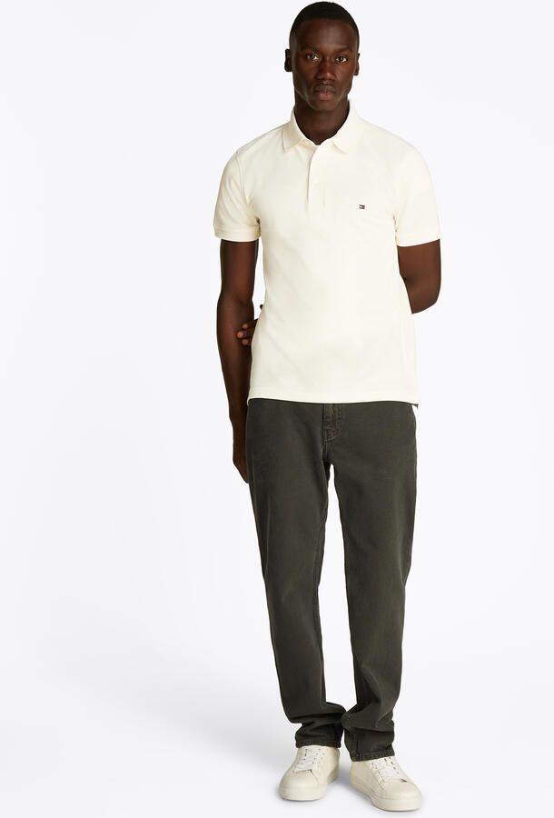 Tommy Hilfiger Poloshirt 1985 SLIM POLO met piquéstructuur en borduursel gemêleerd casual slim fit katoenmix polokraag - Foto 12