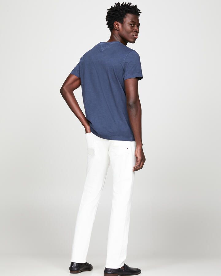 Tommy Hilfiger Slim fit T-shirt met logostitching model 'GARMENT'