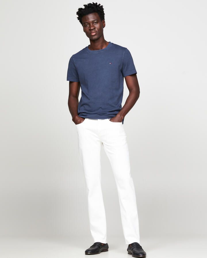 Tommy Hilfiger Slim fit T-shirt met logostitching model 'GARMENT' - Foto 3