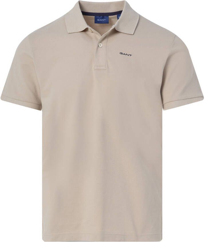Gant Poloshirt met zijsplitten model 'Pique'
