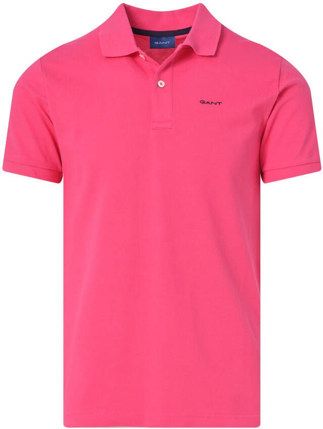 Gant Poloshirt met zijsplitten model 'Pique'