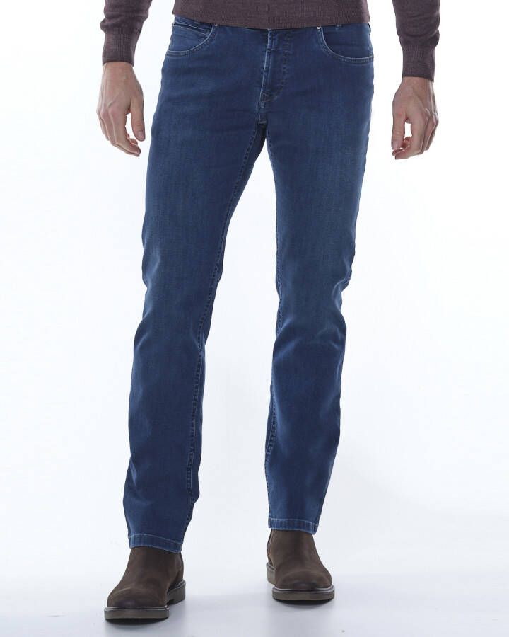 Gardeur Blauwe Denim 5-Pocket Jeans Blue Heren