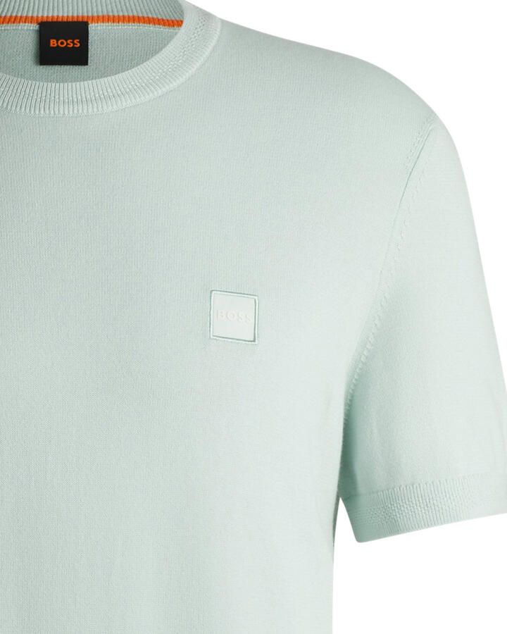 Boss Orange T-shirt met labelbadge model 'Kanache' - Foto 5