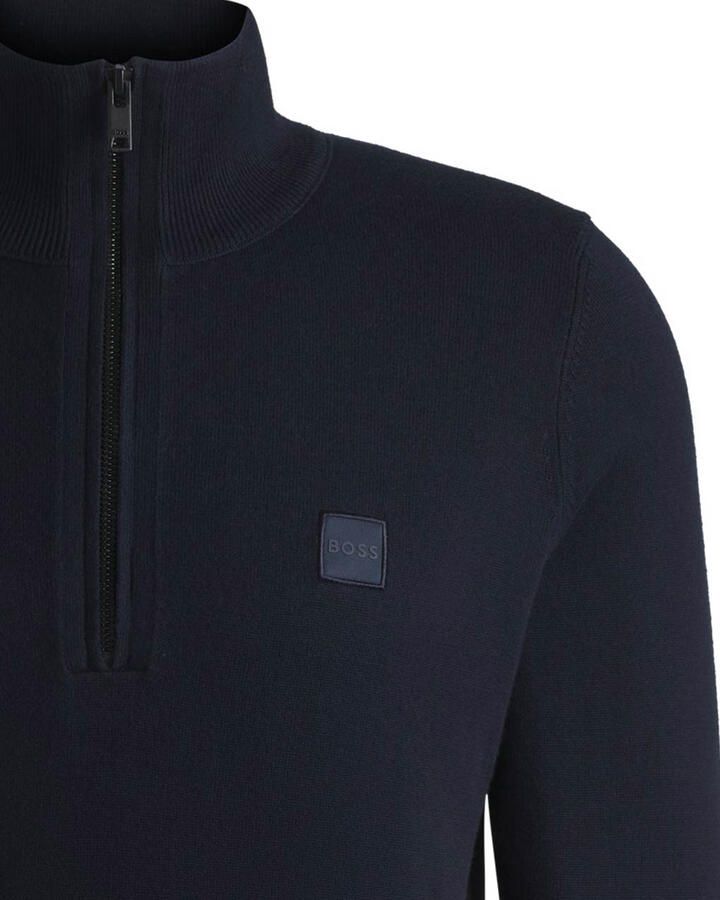 Boss Orange Gebreide pullover met labeldetail model 'Kanobix' - Foto 5