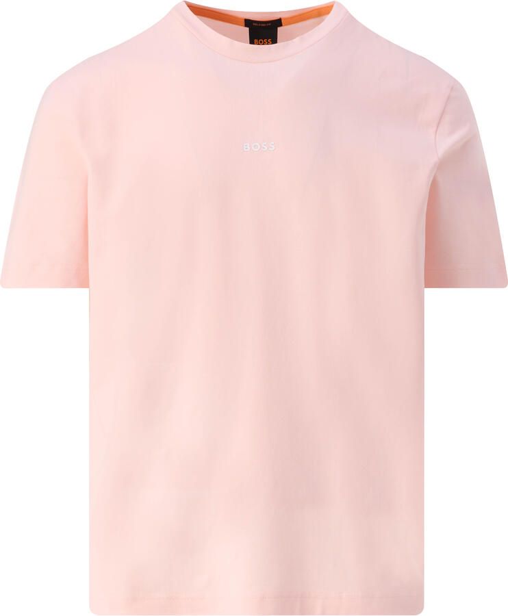 Boss Orange T-shirt met labelprint model 'TCHUP' - Foto 2