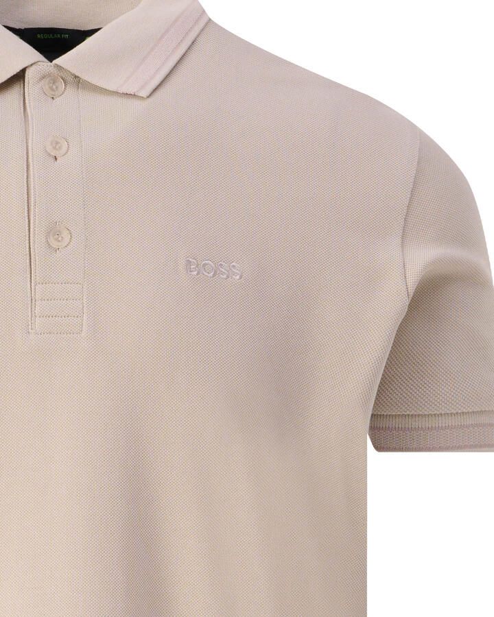BOSS GREEN Poloshirt PADDY met contrasterende strepen aan de kraag
