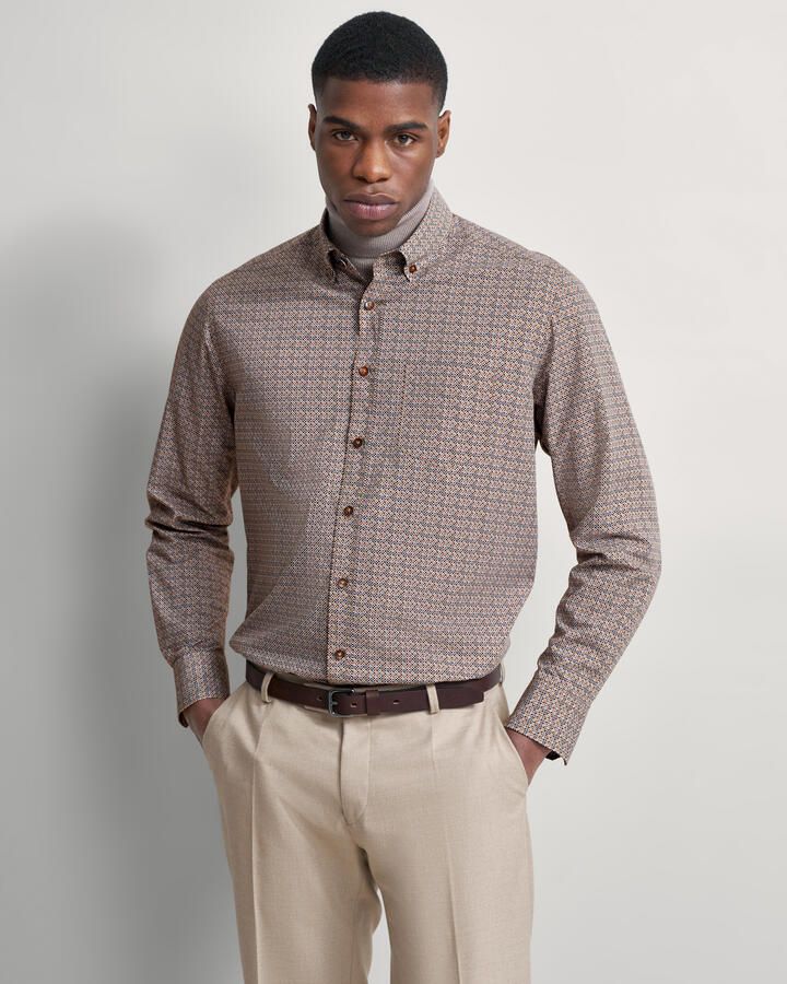 Bugatti Overhemd met lange mouwen met moderne pasvorm