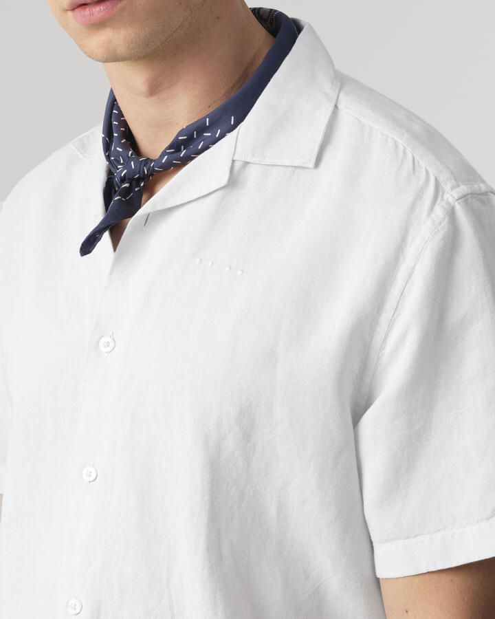 J.C. Rags regular fit overhemd Elvis met logo wit - Foto 5