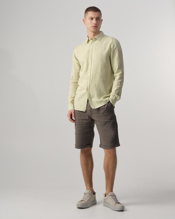 J.C. Rags regular fit overhemd Jayden Linen lint - Foto 2