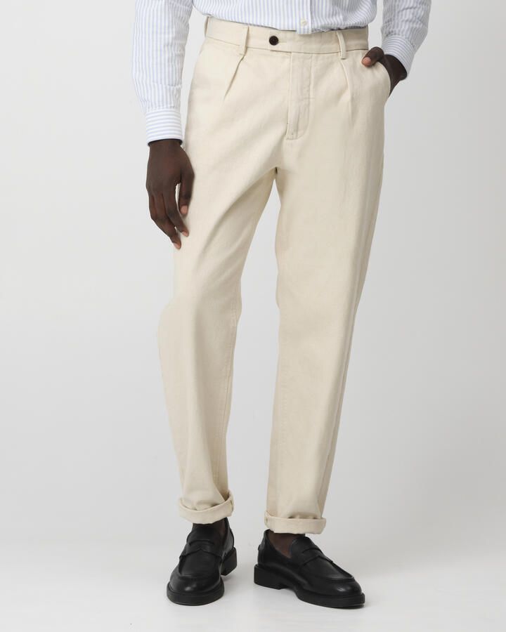 JC RAGS Heren Broeken Pantalon Raheel Ecru - Foto 9