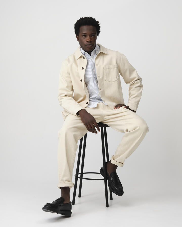 JC RAGS Heren Broeken Pantalon Raheel Ecru - Foto 5