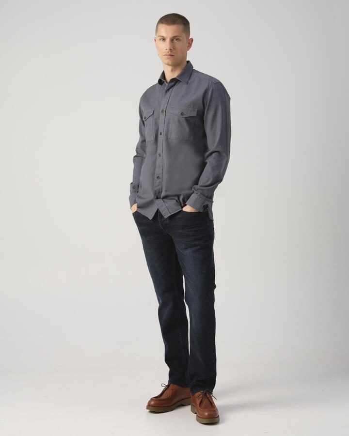 J.C. Rags regular fit overhemd RHILEY ombre blue - Foto 2