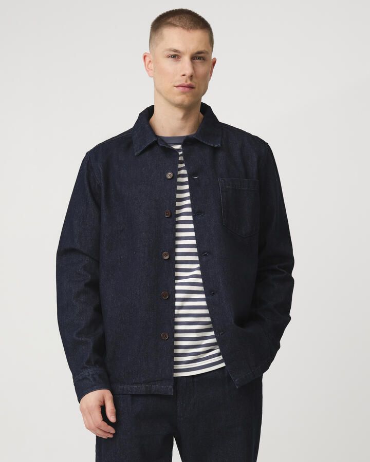 JC RAGS Heren Overshirts Overshirt Roux Donkerblauw - Foto 11