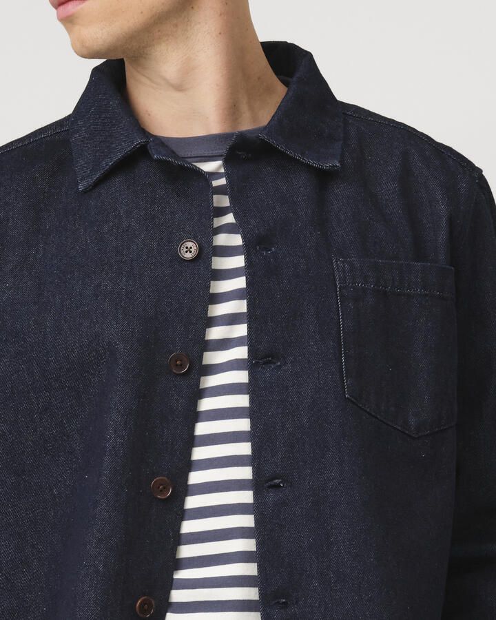 JC RAGS Heren Overshirts Overshirt Roux Donkerblauw - Foto 9