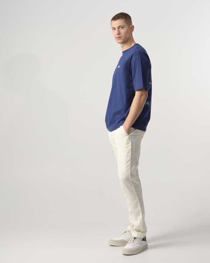J.C. Rags T-shirt Thomas met backprint blue depths - Foto 4
